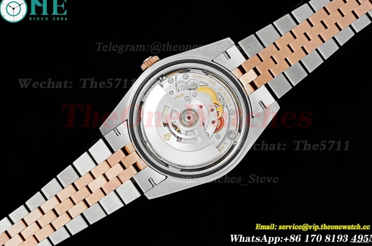 126331 VS3235 Textured Silver Dial Datejust VSF 41mm RG Jub SS 0414